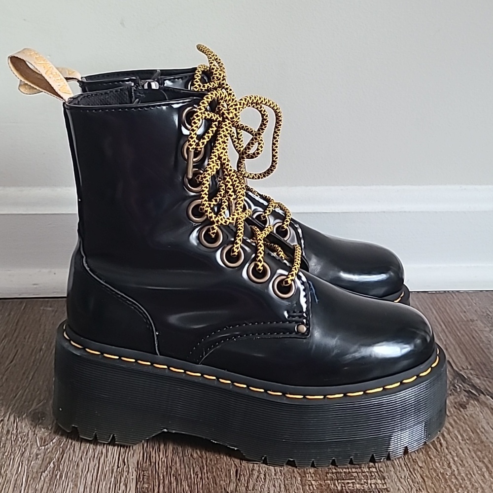 Dr. Martens Vegan Jadon Max Platform Boots - Picture 6 of 8